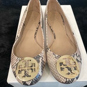 Tory Burch Snakeskin flats